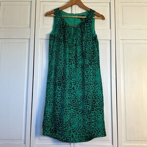 NEW Dana Buchman Leopard Print Emerald Green Size: S